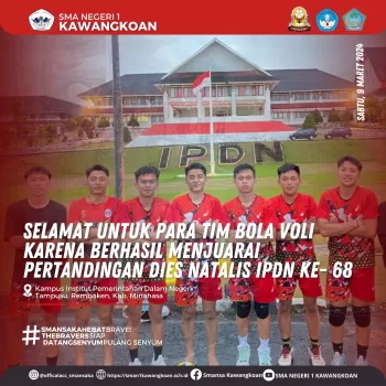 SELAMAT SMANSAKA BOLEH BERHASIL MENJUARAI PERTANDINGAN DIES 